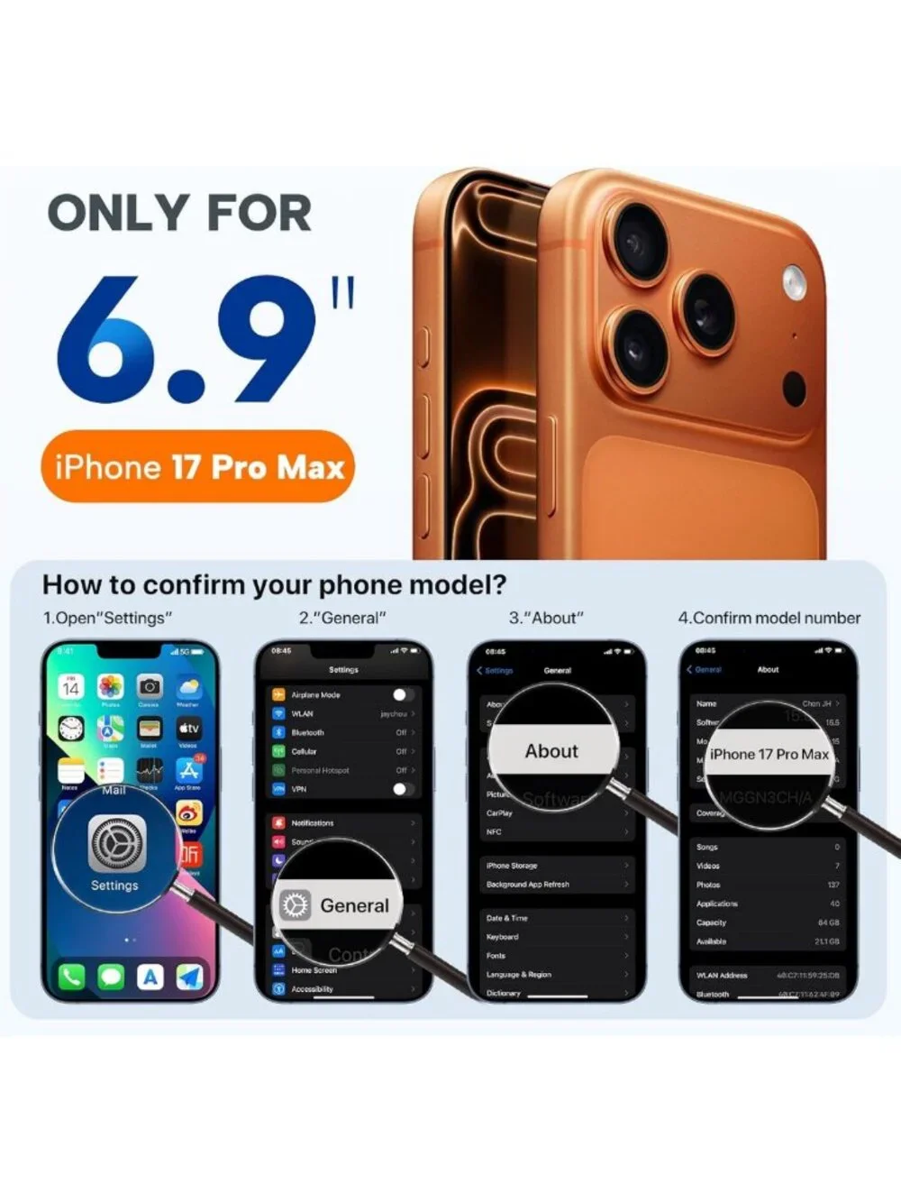 Magnetic iPhone 17 Pro Max Case - Shockproof, MagSafe Compatible, Silicone